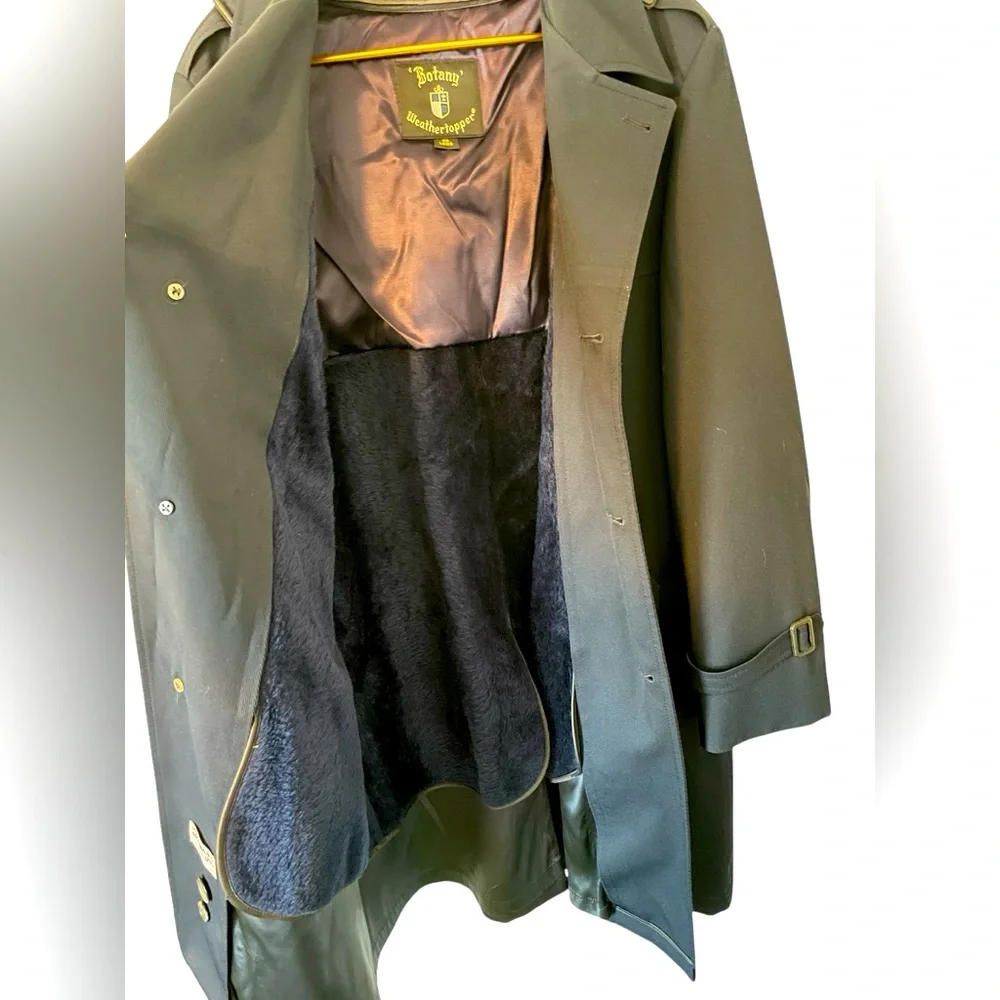 Vintage Botany Weather Topper Dark Blue Coat Size 46‎ Long